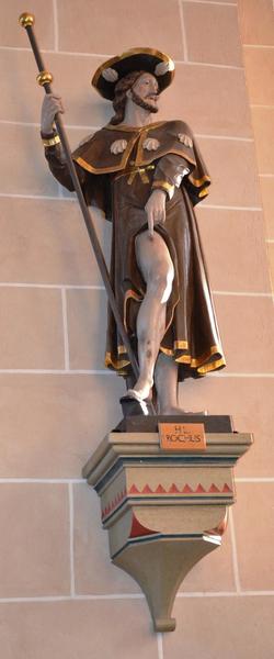 Rochus-Statue in der St. Marien-Kirche